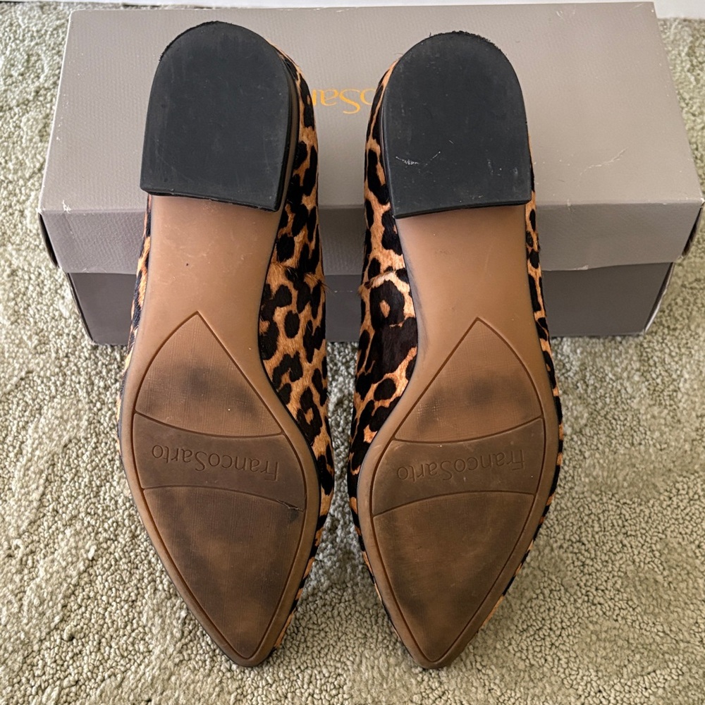 Franco Sarto Animal Print Women's Loafers - Picture 4 of 6